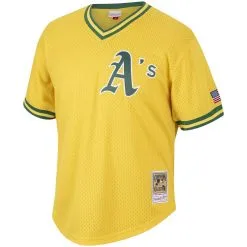 Mitchell & Ness Men's Mark McGwire Gold Oakland Athletics Cooperstown Collection Mesh Batting Practice Jersey -Minnesota Twins Shop DSCO1144960444 1853 ALT2