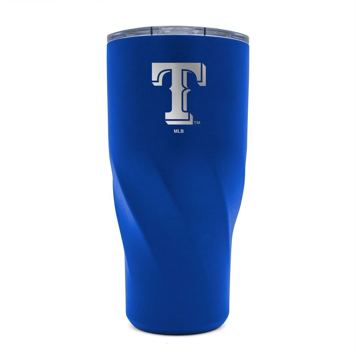 WinCraft Texas Rangers 30oz. Morgan Stainless Steel Tumbler 2 WinCraft Texas Rangers 30oz. Morgan Stainless Steel Tumbler - Image 2