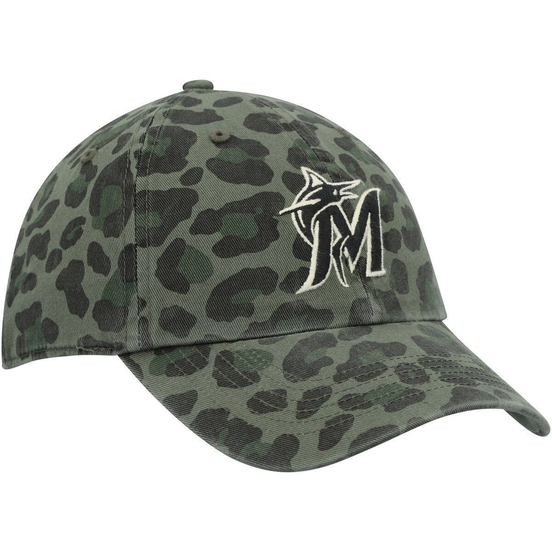 '47 Women's Green Miami Marlins Bagheera Clean Up Adjustable Hat 4 '47 Women's Green Miami Marlins Bagheera Clean Up Adjustable Hat - Image 4