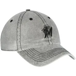 '47 Women's Gray Miami Marlins Mist Clean Up Adjustable Hat -Minnesota Twins Shop DSCO1146288723 1927 ALT3