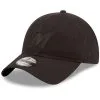 New Era Men's Miami Marlins Black On Black Core Classic 2.0 9TWENTY Adjustable Hat
