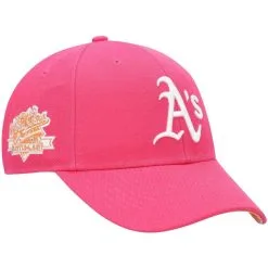 '47 Men's Magenta Oakland Athletics 1989 World Series Mango Undervisor MVP Snapback Hat