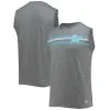 New Era Men's Gray Miami Marlins Muscle Tank Top