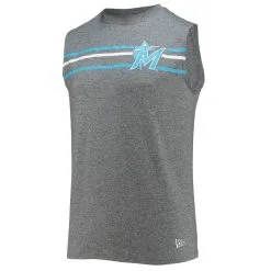 New Era Men's Gray Miami Marlins Muscle Tank Top -Minnesota Twins Shop DSCO1146363917 1927 ALT2