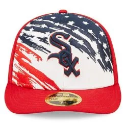 New Era Men's Red Chicago White Sox 2022 4th Of July Low 59FIFTY Fitted Hat -Minnesota Twins Shop DSCO1146364272 2910 ALT2