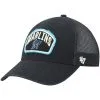 '47 Men's Black Miami Marlins Cledus MVP Trucker Snapback Hat