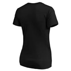 Fanatics Branded Women's Black Miami Marlins Plus Size Core Official Logo V-Neck T-Shirt -Minnesota Twins Shop DSCO1146831820 1007 ALT3
