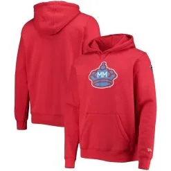 New Era Men's Red Miami Marlins City Connect Pullover Hoodie
