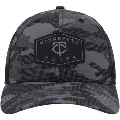 Men's '47 Charcoal Minnesota Twins Tonal Camo Convoy Trucker Snapback Hat -Minnesota Twins Shop DSCO1147089345 1904 ALT2