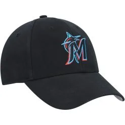 '47 Youth Black Miami Marlins MVP Adjustable Hat -Minnesota Twins Shop DSCO1147246075 1007 ALT3