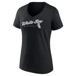 Fanatics Branded Women's Black Chicago White Sox One & Only V-Neck T-Shirt 6 Fanatics Branded Women's Black Chicago White Sox One & Only V-Neck T-Shirt -Minnesota Twins Shop DSCO1148302805 1007 ALT2