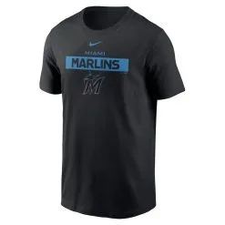 Nike Men's Black Miami Marlins Team T-Shirt -Minnesota Twins Shop DSCO1148304974 1007 ALT2