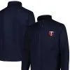 Dunbrooke Men's Navy Minnesota Twins Journey Tri-Blend Full-Zip Jacket