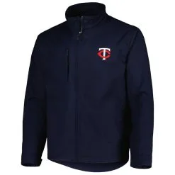 Dunbrooke Men's Navy Minnesota Twins Journey Tri-Blend Full-Zip Jacket -Minnesota Twins Shop DSCO1148308421 1320 ALT2