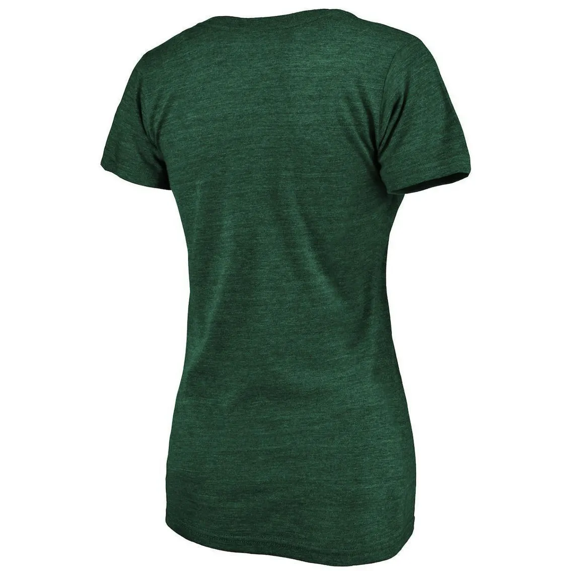 Fanatics Branded Women's Heathered Green Oakland Athletics Core Weathered Tri-Blend V-Neck T-Shirt 4 Fanatics Branded Women's Heathered Green Oakland Athletics Core Weathered Tri-Blend V-Neck T-Shirt - Image 4