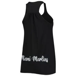 Soft As A Grape Women's Black Miami Marlins Front & Back Tank Top -Minnesota Twins Shop DSCO1148309523 1007 ALT3