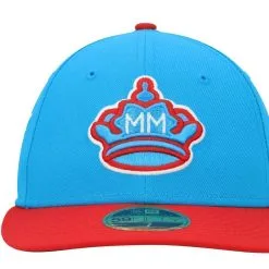 New Era Men's Blue/Red Miami Marlins City Connect 59FIFTY Fitted Hat -Minnesota Twins Shop DSCO1148314887 1191 ALT2