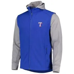 Dunbrooke Men's Royal/Heather Gray Texas Rangers Alpha Full-Zip Jacket -Minnesota Twins Shop DSCO1148314919 1350 ALT2