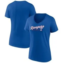 Fanatics Branded Women's Royal Texas Rangers One & Only V-Neck T-Shirt