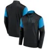 Fanatics Branded Men's Black/Blue Miami Marlins Primary Logo Quarter-Zip Top