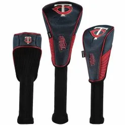 Team Effort Minnesota Twins Driver Fairway Hybrid Set Of Three Headcovers