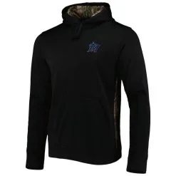 Dunbrooke Men's Black/Camo Miami Marlins Ranger Pullover Hoodie -Minnesota Twins Shop DSCO1148319870 1007 ALT2