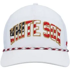 '47 Men's White Chicago White Sox Flag Flutter Hitch Snapback Hat -Minnesota Twins Shop DSCO1148320007 3550 ALT2