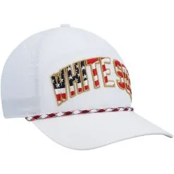 '47 Men's White Chicago White Sox Flag Flutter Hitch Snapback Hat -Minnesota Twins Shop DSCO1148320007 3550 ALT3