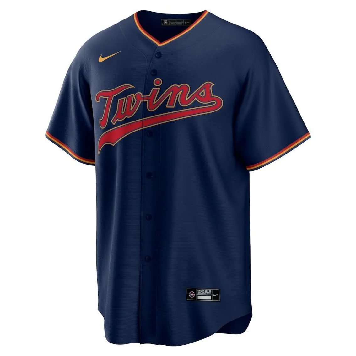 Nike Men's Navy Minnesota Twins Alternate Replica Team Jersey 3 Nike Men's Navy Minnesota Twins Alternate Replica Team Jersey - Image 3