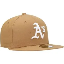 New Era Men's Tan Oakland Athletics Wheat 59FIFTY Fitted Hat -Minnesota Twins Shop DSCO1148322194 2H4Q ALT3