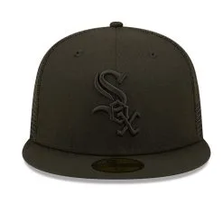New Era Men's Chicago White Sox Blackout Trucker 59FIFTY Fitted Hat 6 New Era Men's Chicago White Sox Blackout Trucker 59FIFTY Fitted Hat -Minnesota Twins Shop DSCO1148322781 HZGC ALT2
