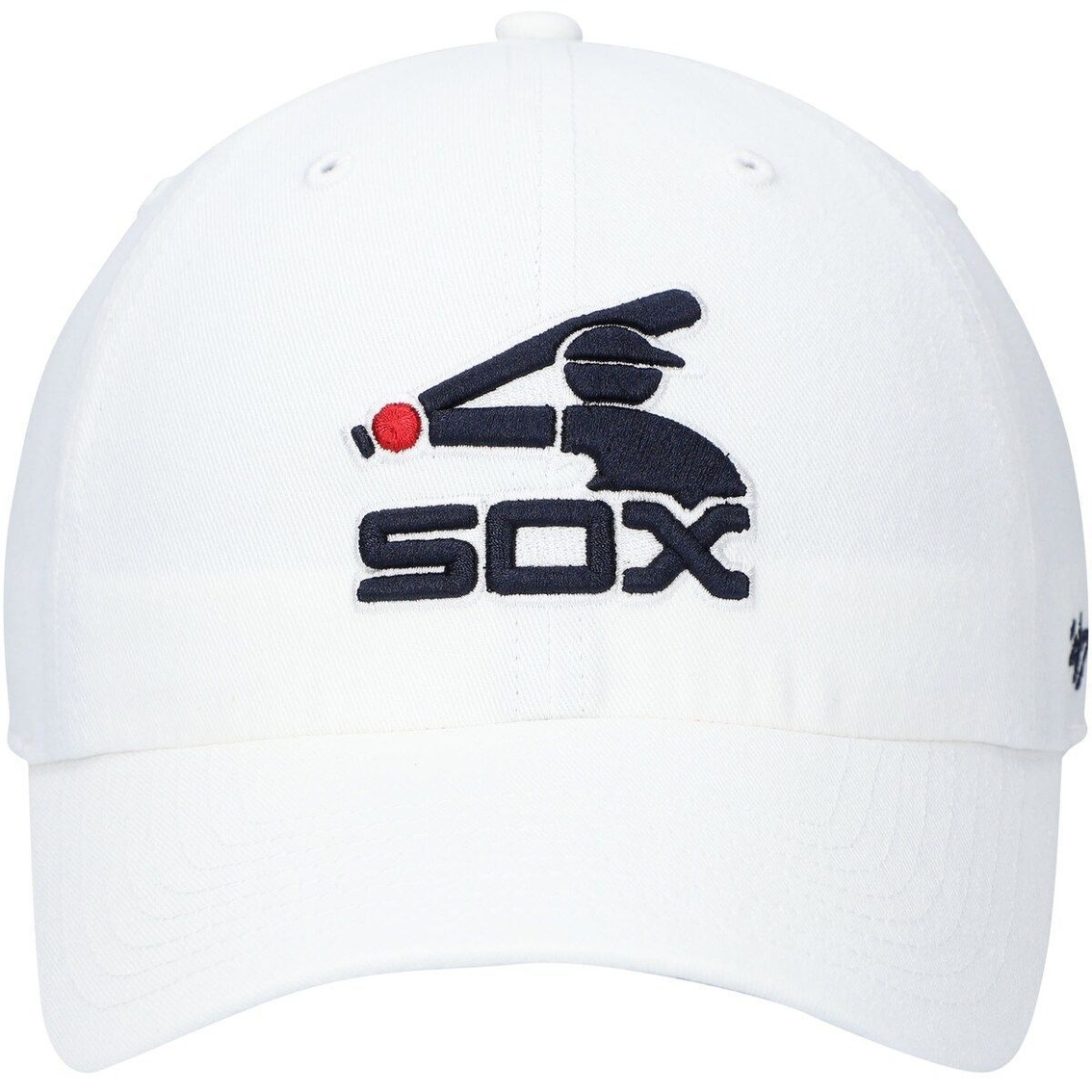 '47 Men's White Chicago White Sox 1976 Logo Cooperstown Collection Clean Up Adjustable Hat 3 '47 Men's White Chicago White Sox 1976 Logo Cooperstown Collection Clean Up Adjustable Hat - Image 3
