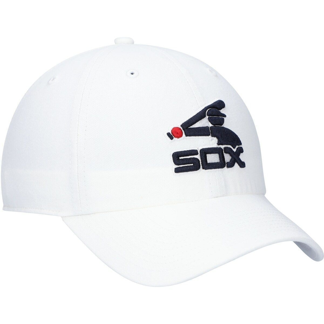 '47 Men's White Chicago White Sox 1976 Logo Cooperstown Collection Clean Up Adjustable Hat 4 '47 Men's White Chicago White Sox 1976 Logo Cooperstown Collection Clean Up Adjustable Hat - Image 4