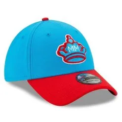 New Era Men's Blue/Red Miami Marlins 2021 City Connect 39THIRTY Flex Hat -Minnesota Twins Shop DSCO1150992440 1191 ALT3