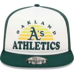 New Era Men's White/Green Oakland Athletics Gradient Golfer 9FIFTY Snapback Hat -Minnesota Twins Shop DSCO1151168696 3550 ALT2