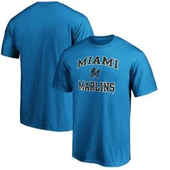 Fanatics Branded Men's Blue Miami Marlins Heart & Soul T-Shirt