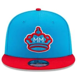 New Era Men's Blue/Red Miami Marlins 2021 City Connect 9FIFTY Snapback Adjustable Hat -Minnesota Twins Shop DSCO1151453475 1191 ALT2