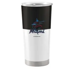 Logo Brands Miami Marlins 20oz. Colorblock Stainless Steel Tumbler