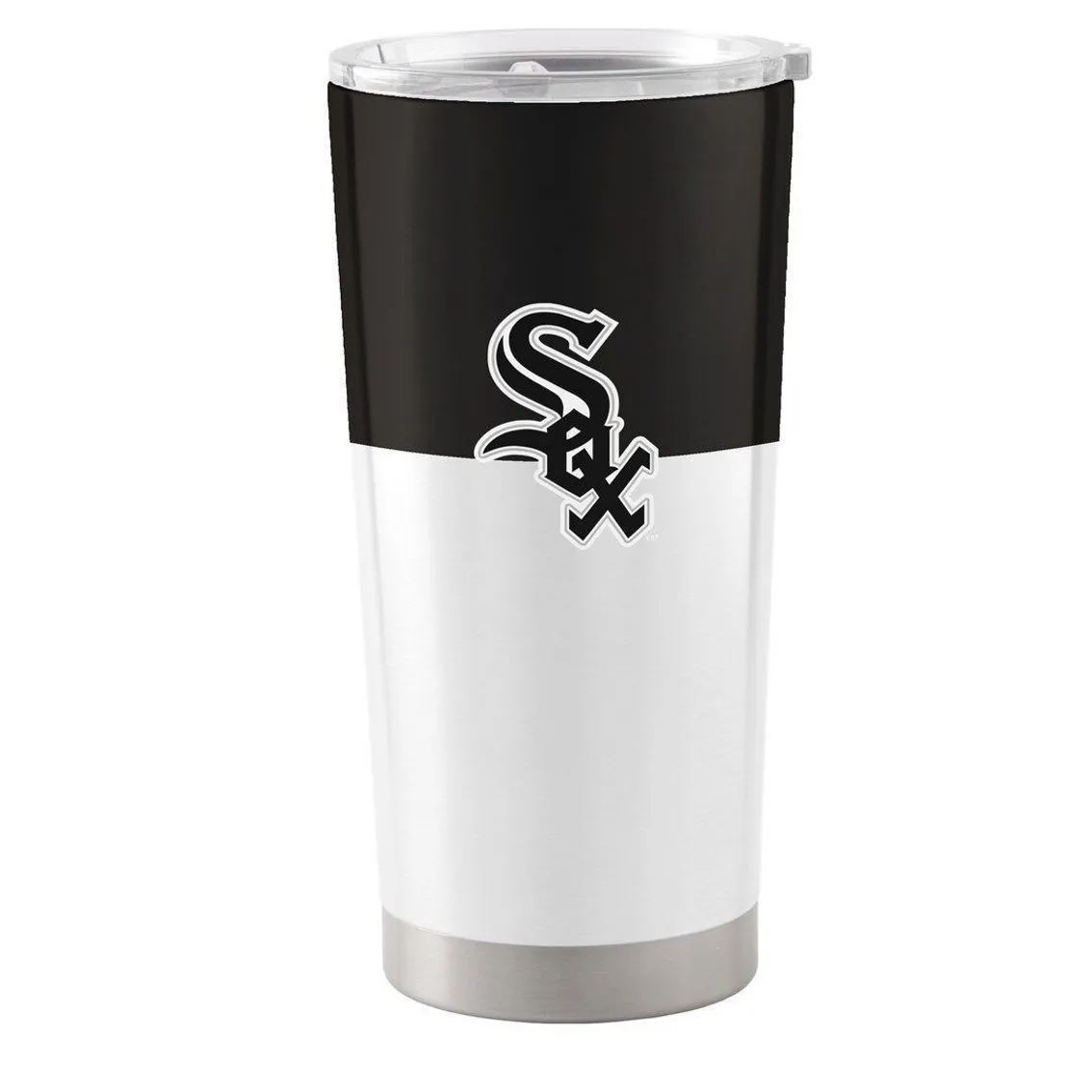 Logo Brands Chicago White Sox 20oz. Colorblock Stainless Tumbler 2 Logo Brands Chicago White Sox 20oz. Colorblock Stainless Tumbler - Image 2