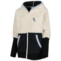 G-III 4Her By Carl Banks Women's Oatmeal/Black Chicago White Sox Shuffle It Raglan Full-Zip Hoodie -Minnesota Twins Shop DSCO1152055978 PH23 ALT2