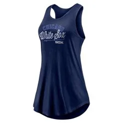 Fanatics Branded Women's Navy Chicago White Sox Simplicity Swing Racerback Scoop Neck Tank Top -Minnesota Twins Shop DSCO1152056180 GZKZ ALT2