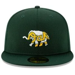 New Era Men's Green Oakland Athletics 2021 Batting Practice 59FIFTY Fitted Hat -Minnesota Twins Shop DSCO1152056377 2041 ALT2