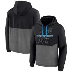Fanatics Branded Men's Black Miami Marlins Call The Shots Pullover Hoodie