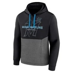 Fanatics Branded Men's Black Miami Marlins Call The Shots Pullover Hoodie -Minnesota Twins Shop DSCO1152056553 1007 ALT2