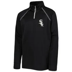 Stitches Youth Black Chicago White Sox Team Raglan Quarter-Zip Jacket -Minnesota Twins Shop DSCO1152595712 1007 ALT2