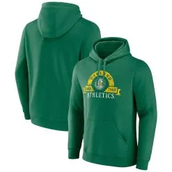 Majestic Men's Kelly Green Oakland Athletics Alternate Utility Pullover Hoodie