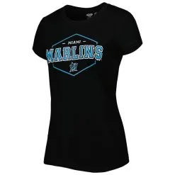 Concepts Sport Women's Black/Gray Miami Marlins Badge T-Shirt & Pajama Pants Sleep Set -Minnesota Twins Shop DSCO1153010829 1007 ALT2