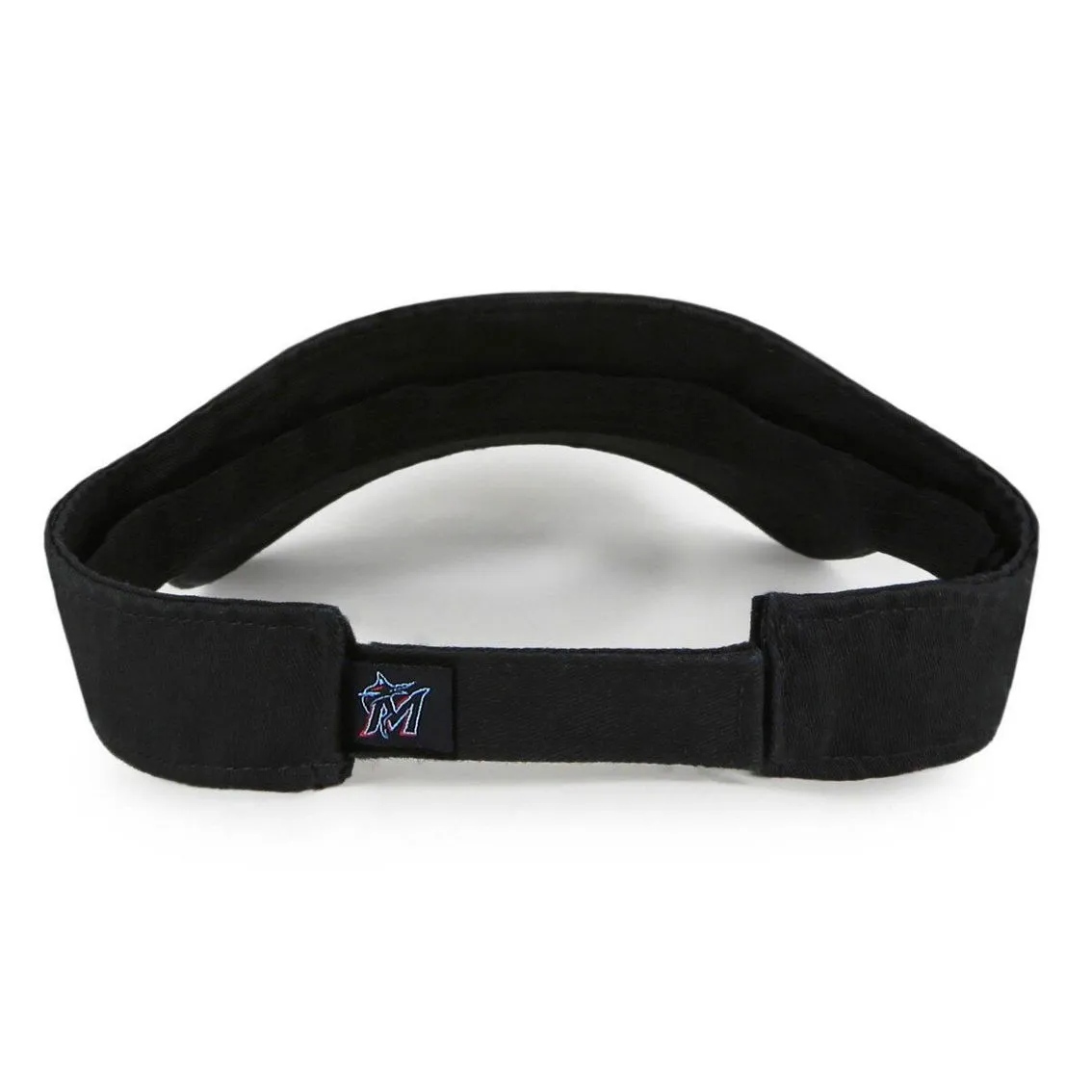 Men's '47 Black Miami Marlins Clean Up Logo Visor 3 Men's '47 Black Miami Marlins Clean Up Logo Visor - Image 3