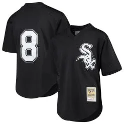 Mitchell & Ness Youth Bo Jackson Black Chicago White Sox Cooperstown Collection Mesh Batting Practice Jersey