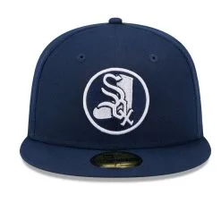 New Era Men's Navy Chicago White Sox Cooperstown Collection Oceanside Green Undervisor 59FIFTY Fitted Hat -Minnesota Twins Shop DSCO1153019197 GZKZ ALT2